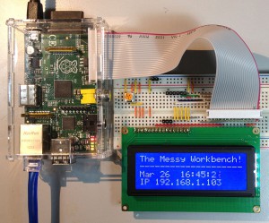 Raspberry Pi with LCD