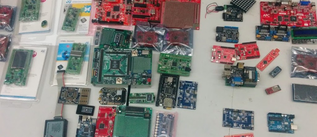 a selection of devboards