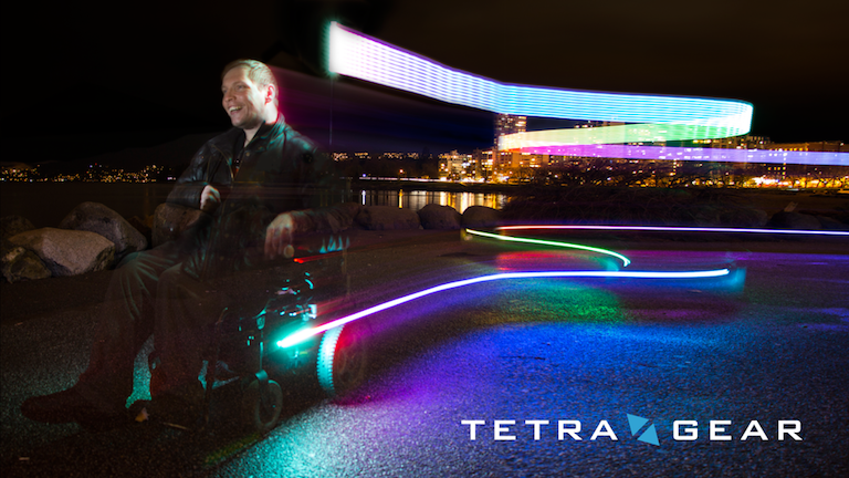 TetraGear safety lights in action